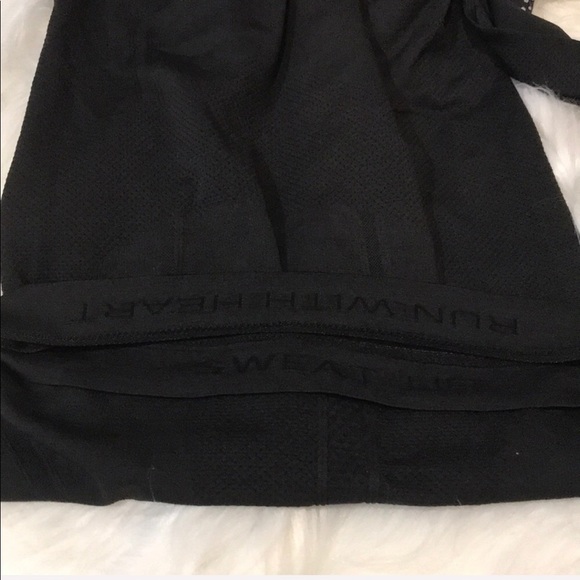 Lululemon NWT Swiftly Tech Crew Reflective 2 Black - Picture 7 of 7